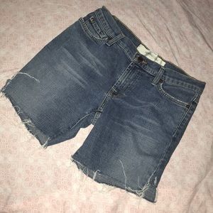 Denim shorts